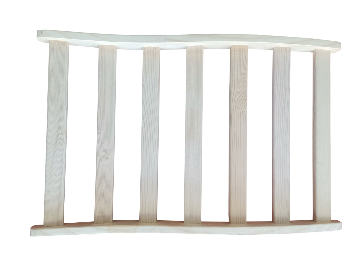 Ergonomic Hemlock Sauna Backrest for Sauna or Sofa, 25.98 x 16.54 x 2.56 in, Solid Wood Natural