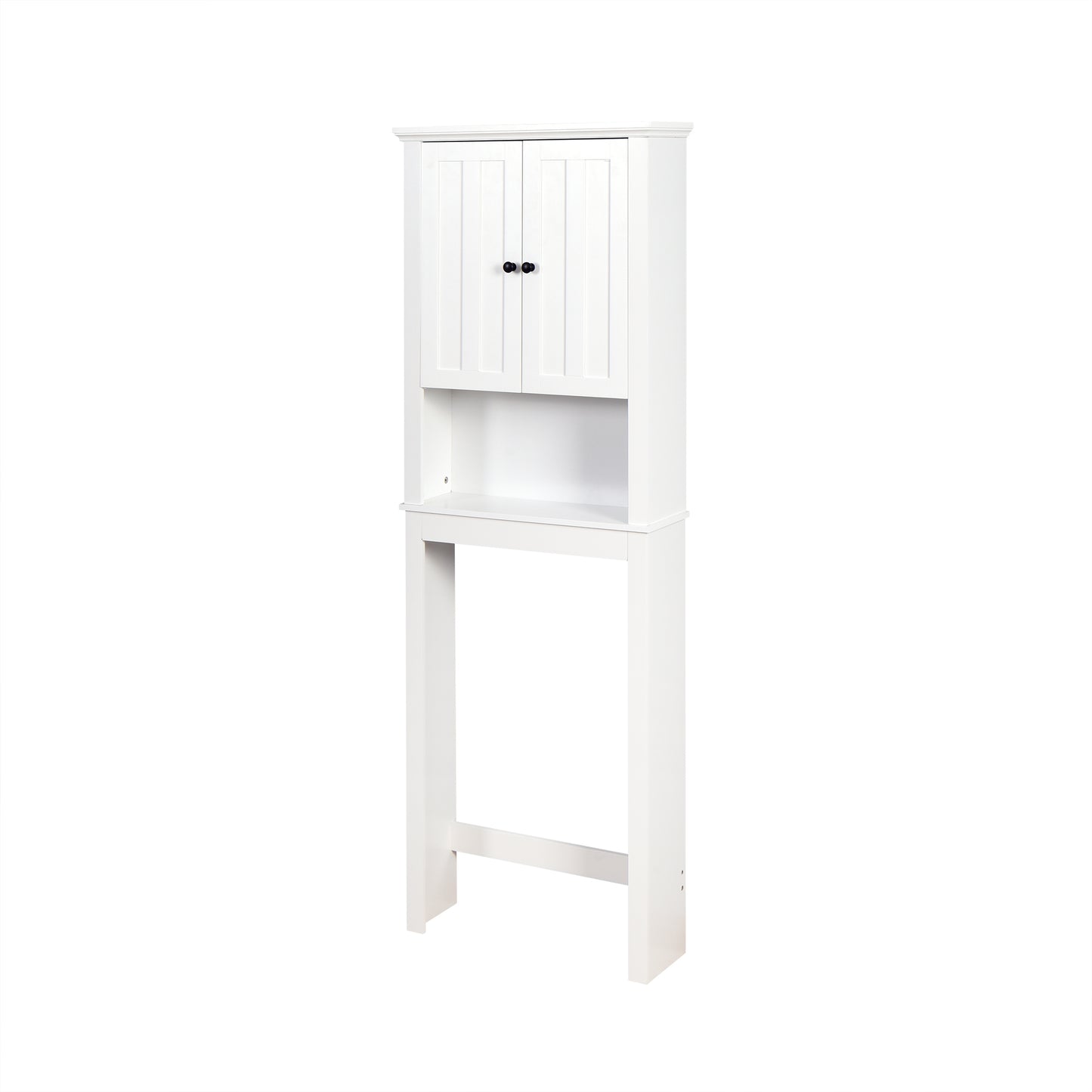 Over-The-Toilet Wooden Storage Cabinet with Adjustable Shelf - Stylish Space Saver for Bathroom 23.62x7.72x67.32 inches