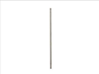 Transitional Beveled Mirror in Light Gray