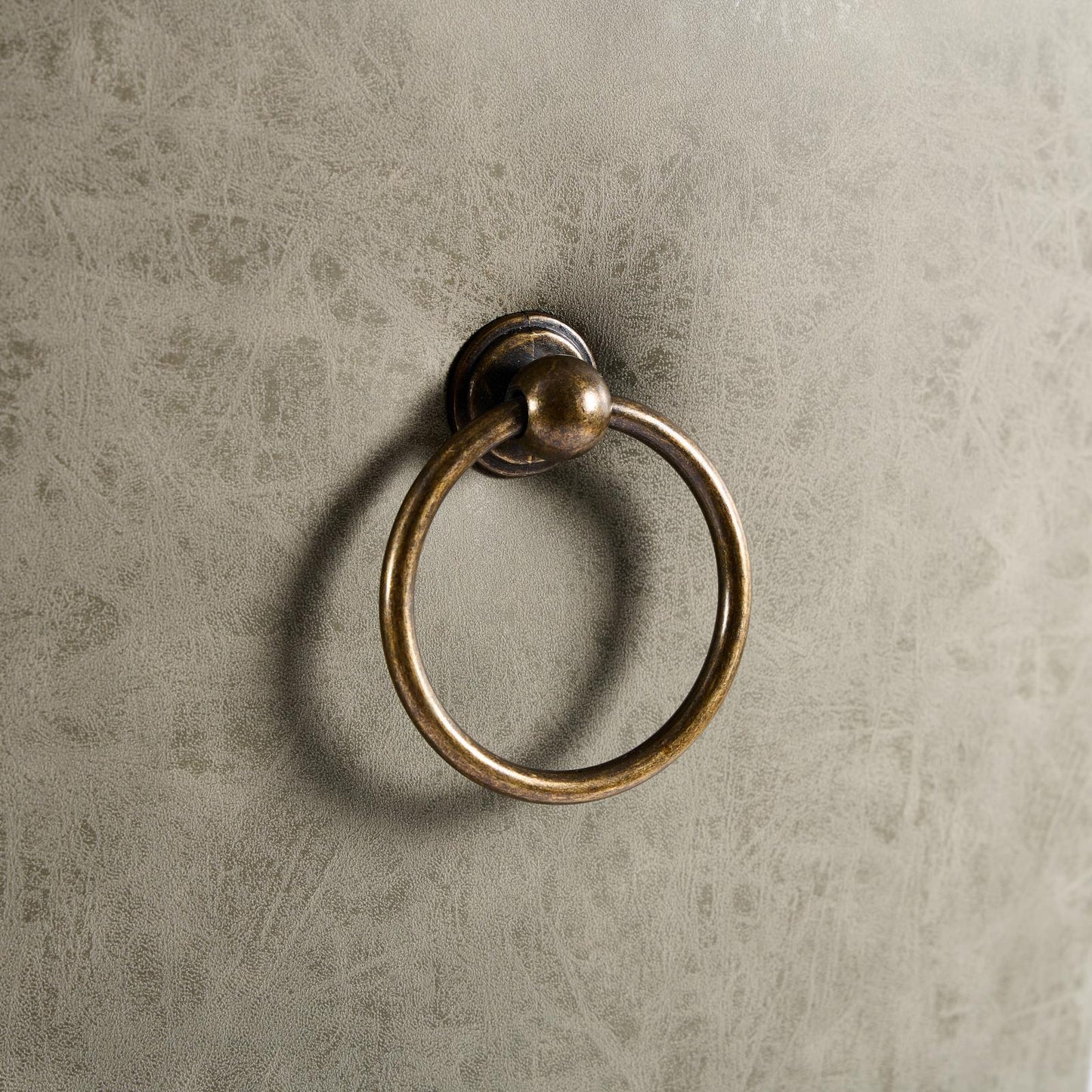 Aged Retro PU Swivel Bar Stools Adjustable Olive Green 2 Pack