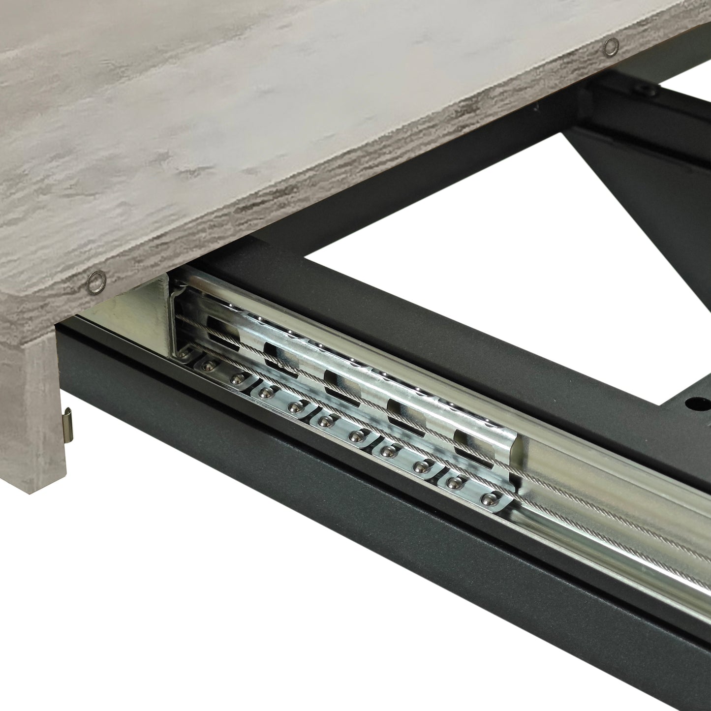 Rectangular Stretch Dining Table Storage Box Carole Grey