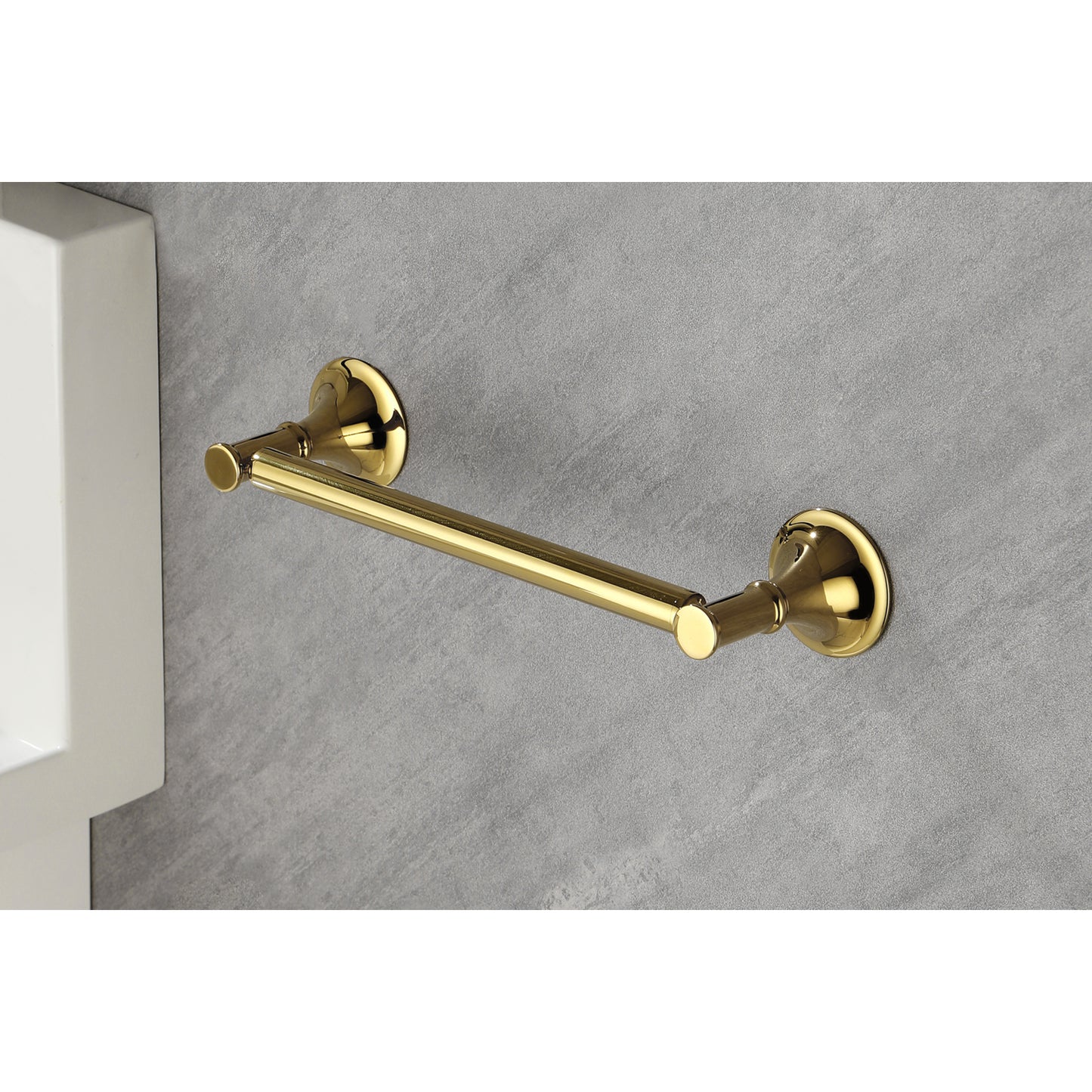 6 Piece Brass Bathroom Towel Rack Set Wall Mount