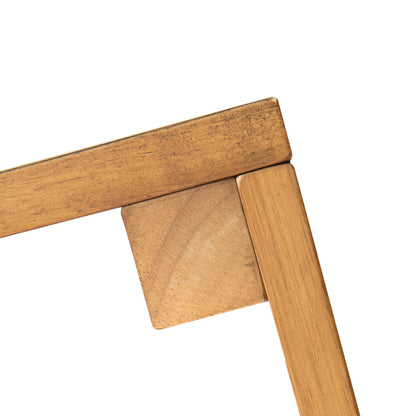 Elegant Queen Size Wooden Platform Bed Frame with Strong Slat Support - No Box Spring Required, Easy Assembly