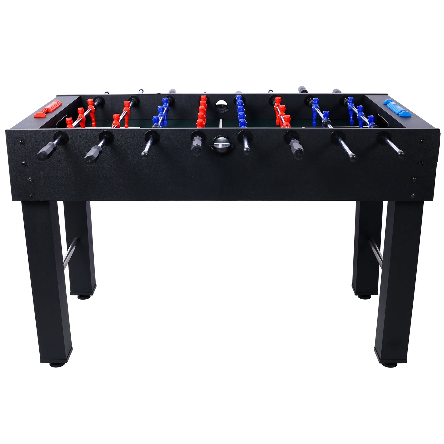 54-Inch Foosball Table for Family Game Room, Analog Scoring, Durable MDF + Steel Rods, Light Cherry Finish