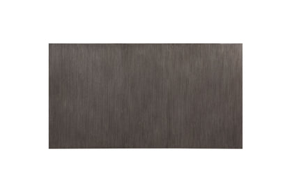Dining Table Hardwood Solids Modern Contemporary Dark Gray