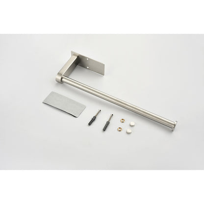 2 Pack Paper Towel Holder Wall Mount, Self-Adhesive or Drilled Paper Towel Holder Under Cabinet. Suitable for kitchen, bathroom, pantry