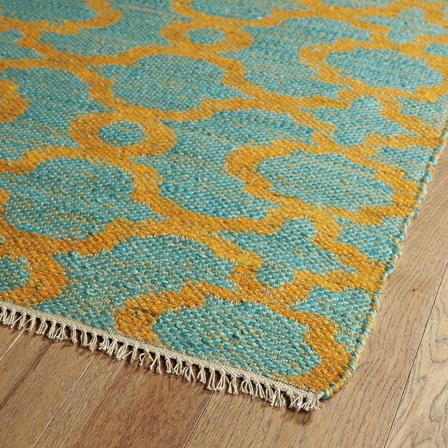 8' x 11' Jute Area Rug - Textured Loop Pile, Hand Loomed, Reversible, Indoor, Casual Modern, Multi
