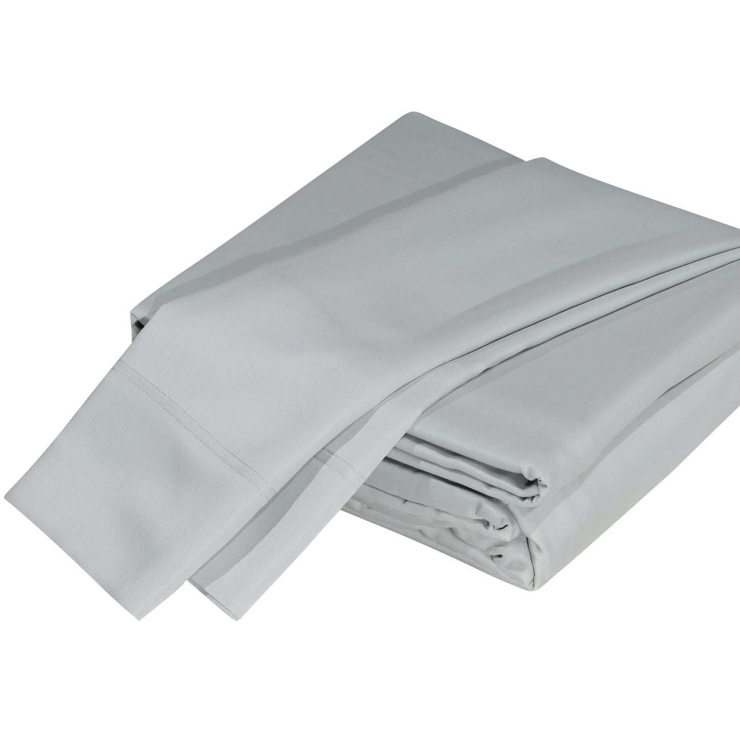 100% TENCEL Lyocell 4-Piece King Sheet Set, Deep Pocket, OEKO-TEX Certified, Silky Soft, Dove Gray