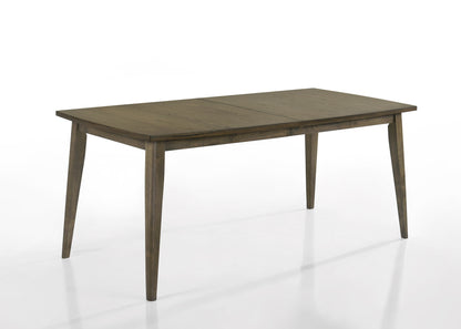 Contemporary 72 Inch Dining Table Solid Wood Walnut