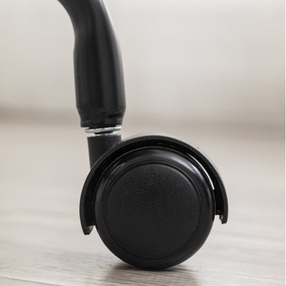 Blue Velvet Diamond Tufted Adjustable Swivel Office Chair