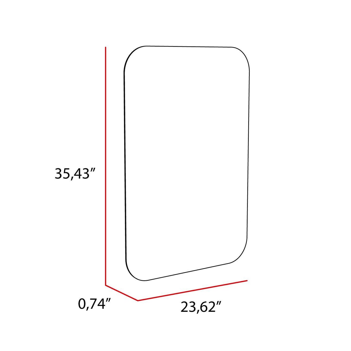 Kenya Medicine Cabinet, Mirror, Double Door, Four Interior Shelves