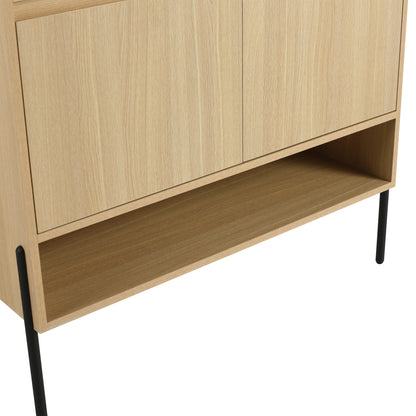 36-Inch Modern Freestanding Bathroom Vanity with Dual Soft-Close Cabinet Doors (KD-Packing) - Sink Not Included