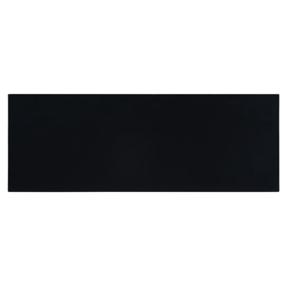 4-Piece Counter Height Dining Set with USB Ports, Drawer, Rect Table & 3 Stools, Durable Wood Black