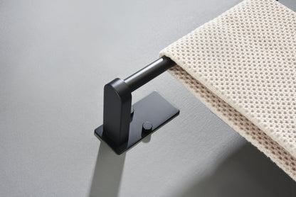 2 Pack Paper Towel Holder Wall Mount, Black Paper Towel Holder Under Cabinet, Self Adhesive Paper Towel Holders, Kitchen Towel Holder for Kitchen Organization and Storage (12inch, 2 Pack)