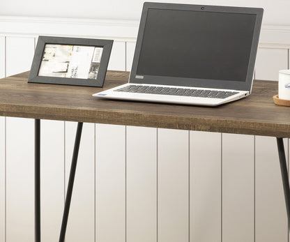 Taupe Rustic Oak Workstation