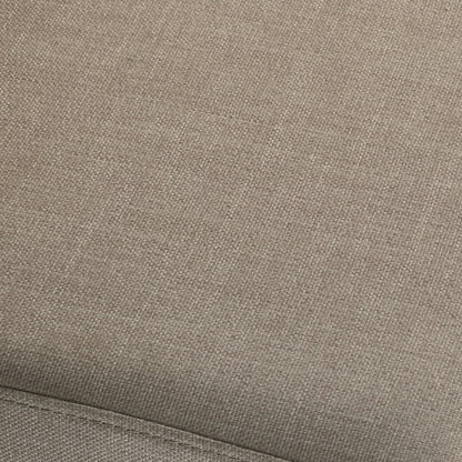 Upholstered Nailhead Bench with Tan Seat, Solid Wood Frame, 48.6 x 15.2 x 18 in, Antique Gray Finish