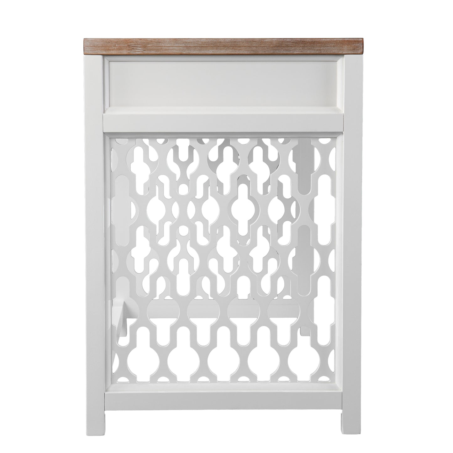 Trellis-Inspired Natural Writing Desk