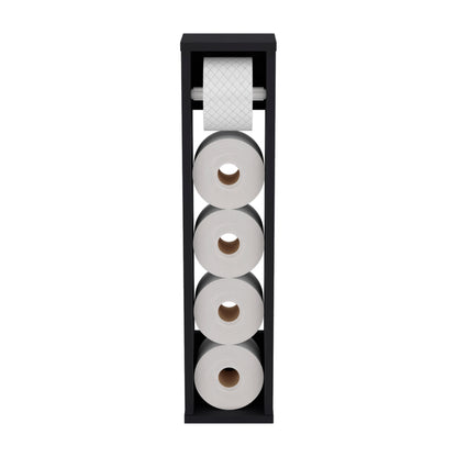 Bali  28" High Toilet Paper Holder Narrow Shelf Organizer for Bathroom, Living Room, Kitchen