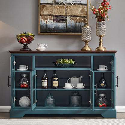 Buffet Table Sideboard with 4 Doors