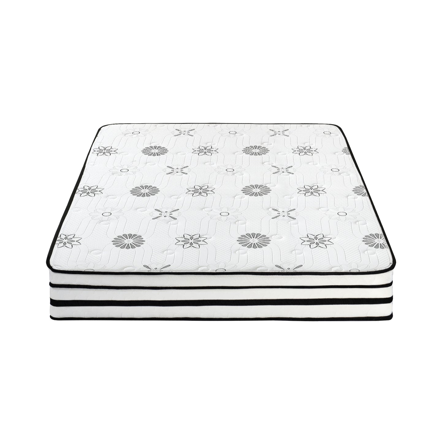 12-Inch Plush Hybrid Mattress with Breathable Quilted Cover - Full Size Luxury Foam Mattress in a Box