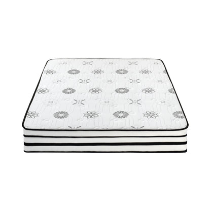 12-Inch Plush Hybrid Mattress with Breathable Quilted Cover - Full Size Luxury Foam Mattress in a Box