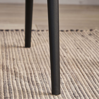 Farmhouse Spindle Back Dining Chairs, Set of 2, Polypropylene Chairs for Dining Room, Easy-Clean, Black