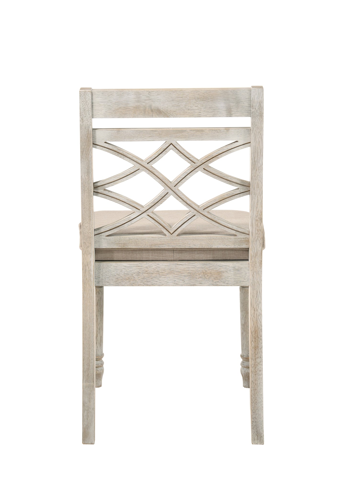 Havanna Set of 2 Off White 19" Wide Contemporary Fabric Chair with Cushion