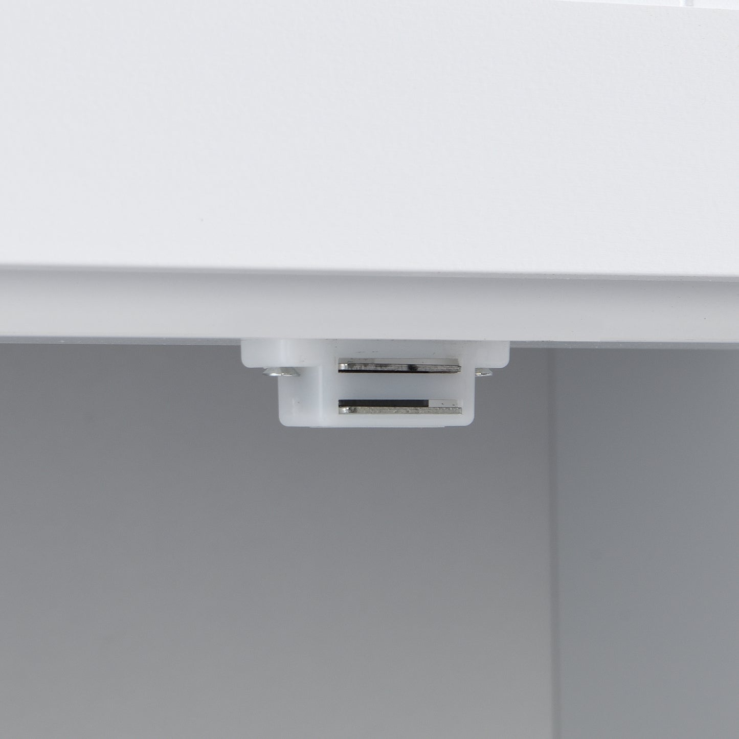 Rustic White Farmhouse Kitchen Island Set with Drop Leaf, 2 Stools, and Ample Storage