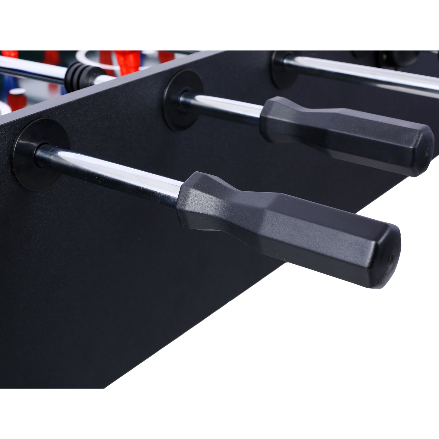 54-Inch Foosball Table for Family Game Room, Analog Scoring, Durable MDF + Steel Rods, Light Cherry Finish