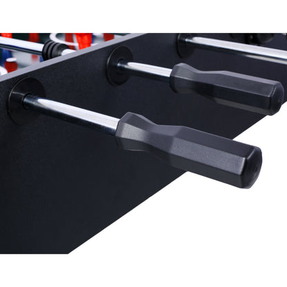 54-Inch Foosball Table for Family Game Room, Analog Scoring, Durable MDF + Steel Rods, Light Cherry Finish