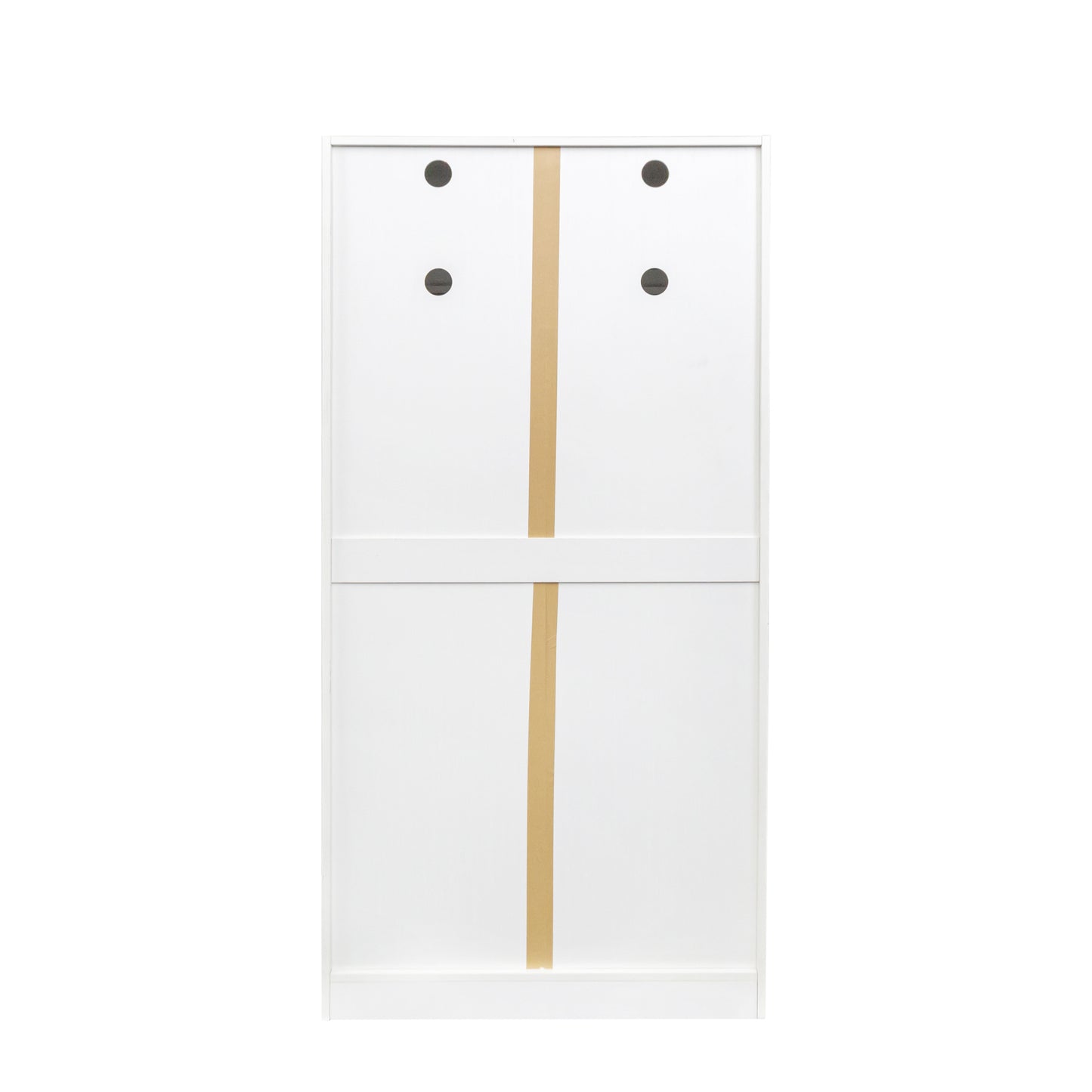 Elegant 62.99” White Freestanding Kitchen Pantry Cabinet with Multi-Level Shelves and Doors for Modern Living Spaces