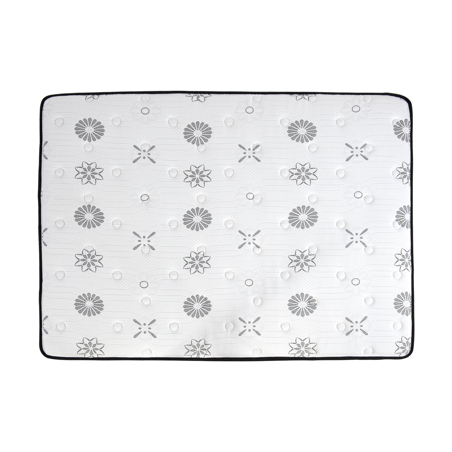 12-Inch Plush Hybrid Mattress with Breathable Quilted Cover - Full Size Luxury Foam Mattress in a Box