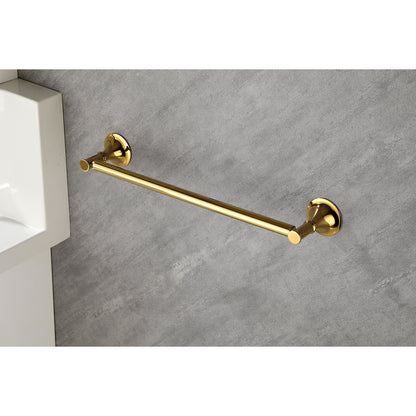 6 Piece Brass Bathroom Towel Rack Set Wall Mount