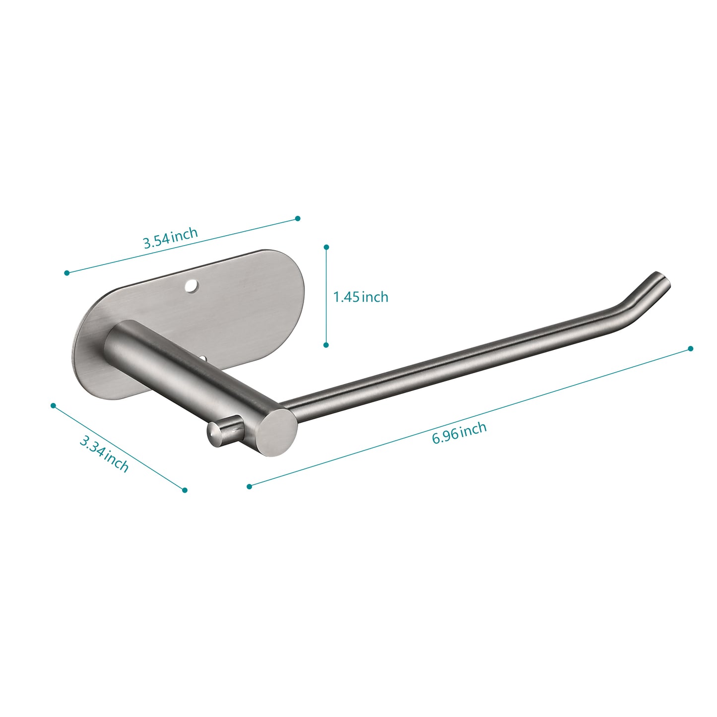 Paper Towel Holder - Self-Adhesive or Drilling, stainless steel wall-mounted paper towel holder for kitchen, bathroom