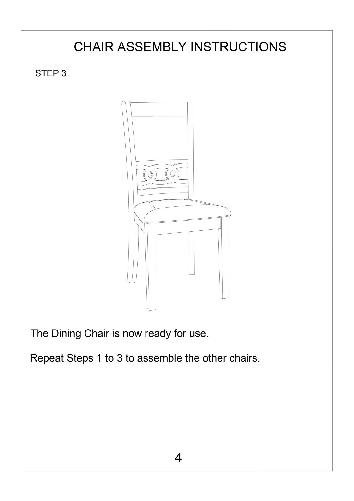 Set of 2 Cushioned Dining Room Side Chairs with Knot-Back, 18x22.5x38, Rubberwood MDF, Walnut Finish