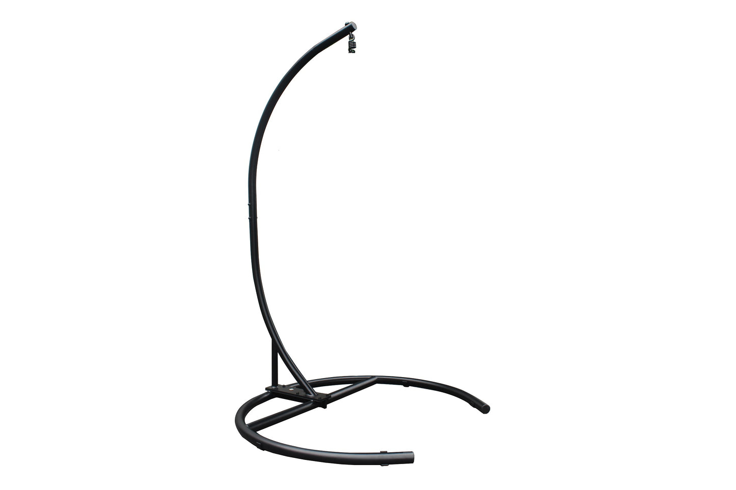 Sturdy Metal Egg Chair Stand For Indoor Use, Floor Standing Base For Hanging Egg Chair, Durable Frame Black