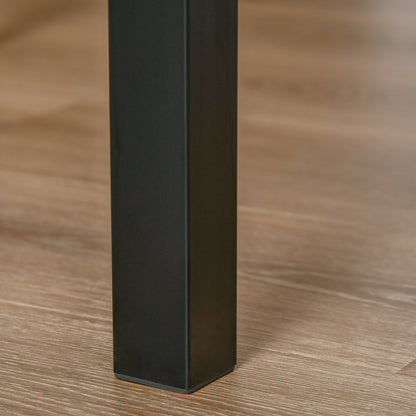 HOMCOM 3 Piece Dining Table Set for 2, Modern Kitchen Table and Chairs, Dining Room Set for Breakfast Nook, Small Space, Apartment, Space Saving