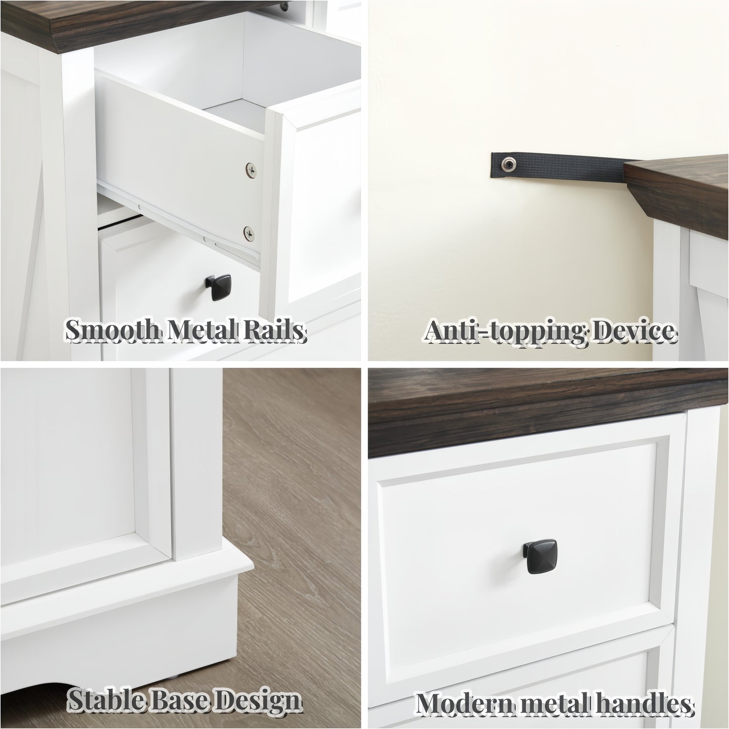 Elegant 6-Drawer Tall Chest of Drawers for Stylish Storage and Organization