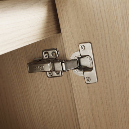 60-Inch Modern Freestanding Bathroom Vanity with Double Resin Sink & Soft-Close Doors