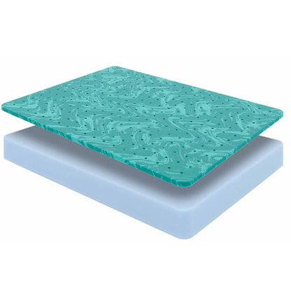 King - Greyson 8" Medium Cool Gel Foam Mattress with Waterfall Top
