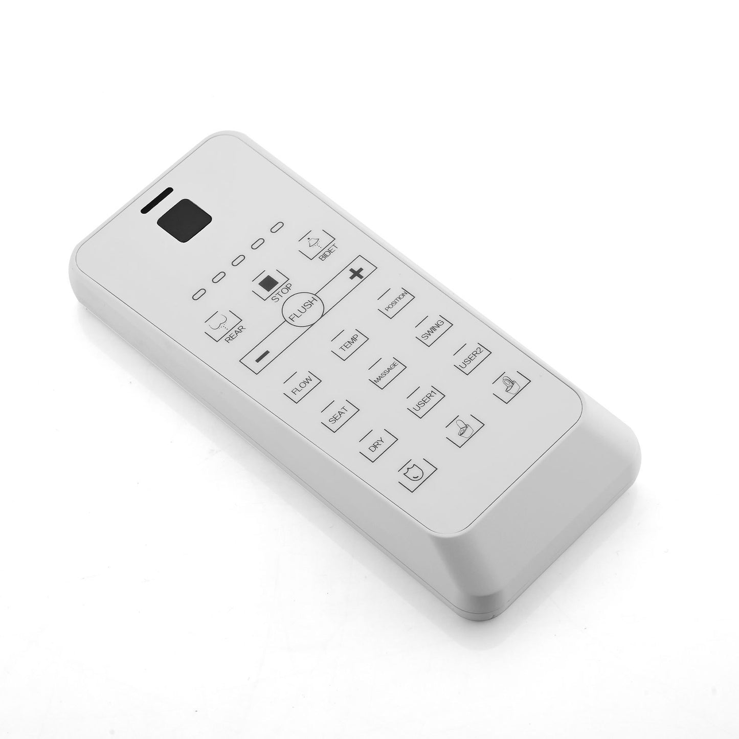 Advanced Smart Toilet Bidet System with Foot Sensor Opening, Remote Control, and Self-Cleaning Heated Seat