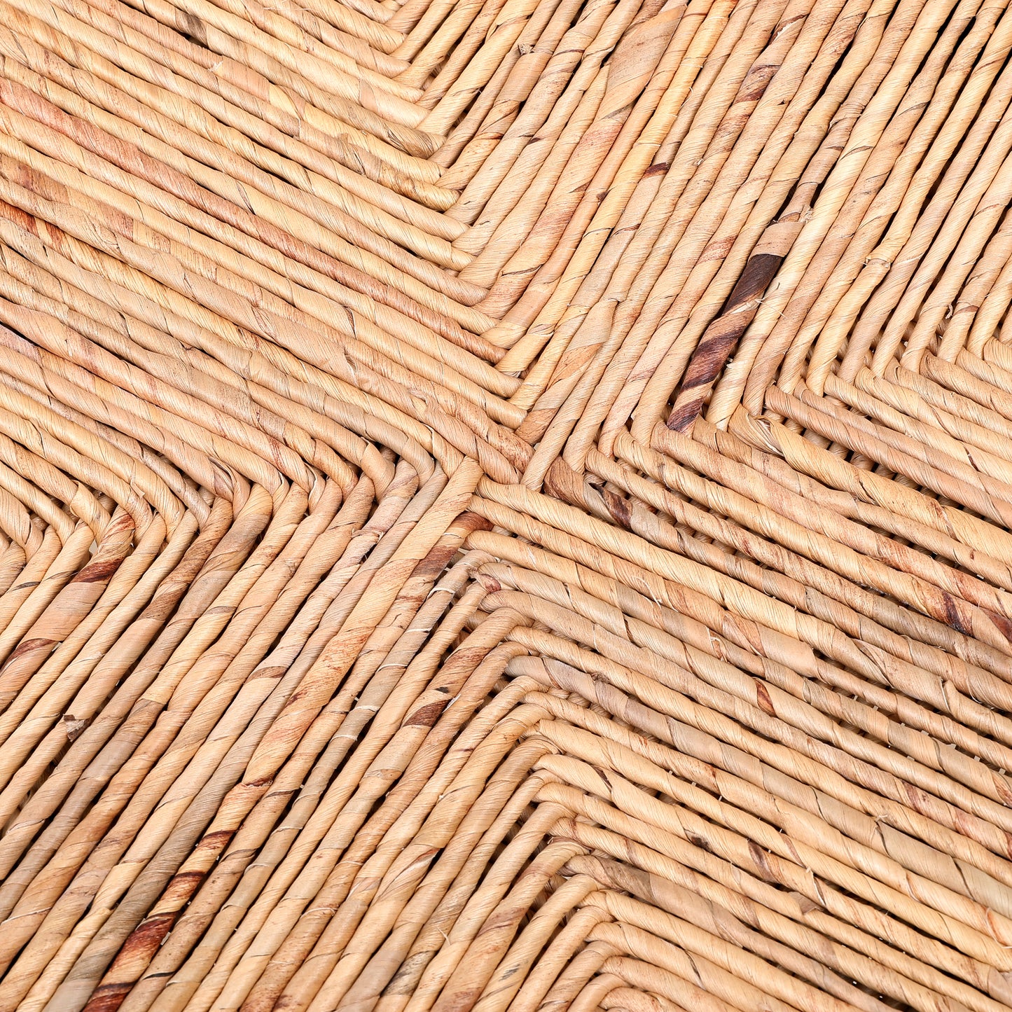 Set Of 2 Counter Height Water Hyacinth Bar Stools With Back