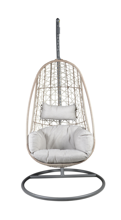 Fabric Basket Chair For Living Room Lounge Indoor Use Modern Woven Style Seating Compact Comfort Black