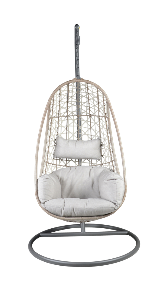 Fabric Basket Chair For Living Room Lounge Indoor Use Modern Woven Style Seating Compact Comfort Black