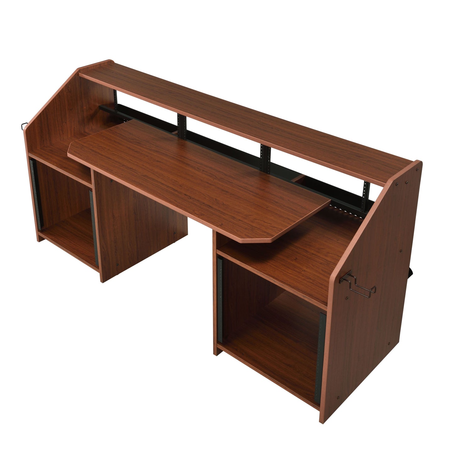 Cherry Wood Music Desk with Headphone Organizer