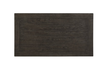 Table With Six Drawers Casual Dining Antique White Finish