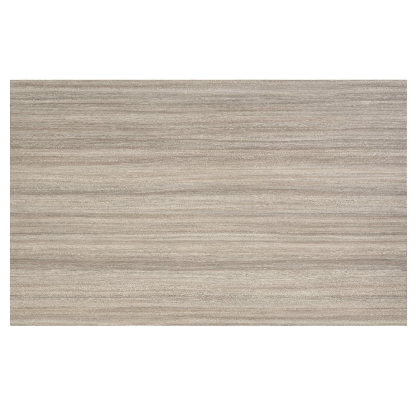 Modern Rectangular Dining Table White And Natural Wood