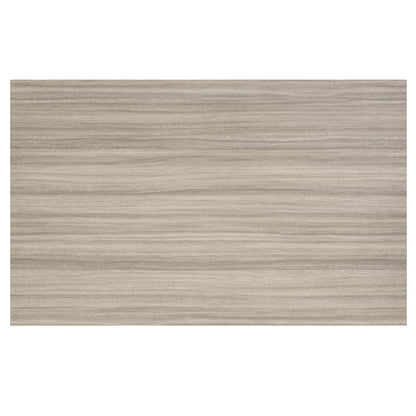 Modern Rectangular Dining Table White And Natural Wood