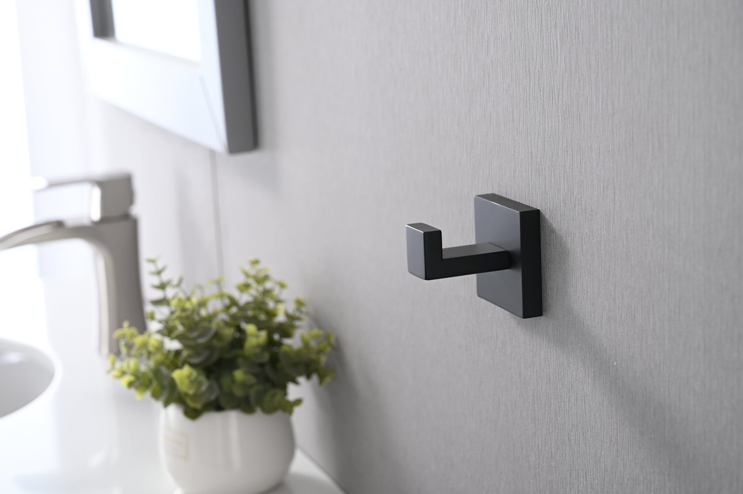 4 Pack Wall-Mounted Stainless Steel Bathroom Towel Hooks/Coat Hooks for Bathroom, Bedroom, Kitchen