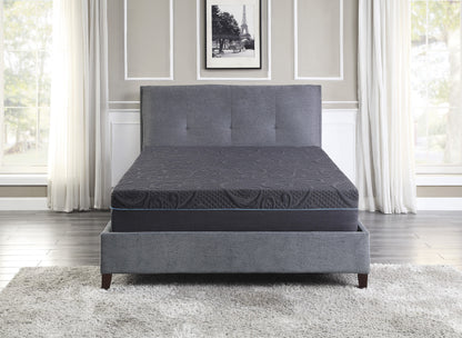 11-Inch Dark Gray Gel-Infused Memory Foam Hybrid Mattress - Full Size, Mattress in a Box